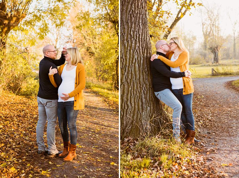 Herbstshooting Babybauch